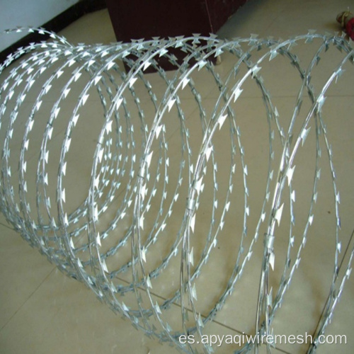 BTO22 BTO28 Concertina Razor Wire Bildado Hot Galvanized